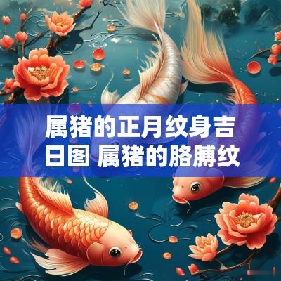 属猪的正月纹身吉日图 属猪的胳膊纹什么好