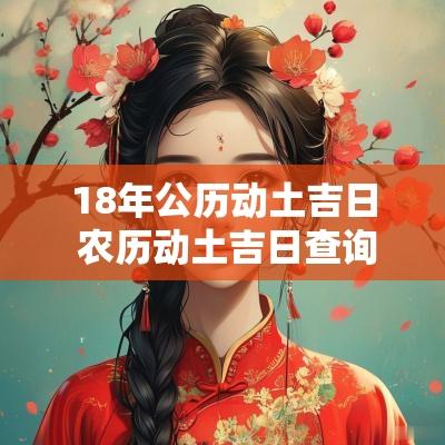 18年公历动土吉日 农历动土吉日查询2025