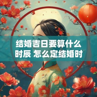结婚吉日要算什么时辰 怎么定结婚时辰吉日