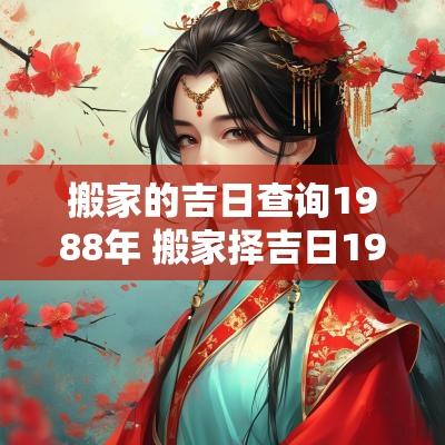搬家的吉日查询1988年 搬家择吉日1987年