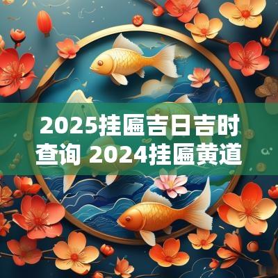 2025挂匾吉日吉时查询 2025挂匾黄道吉日 2025挂匾吉日吉时查询 2025挂匾黄道吉日