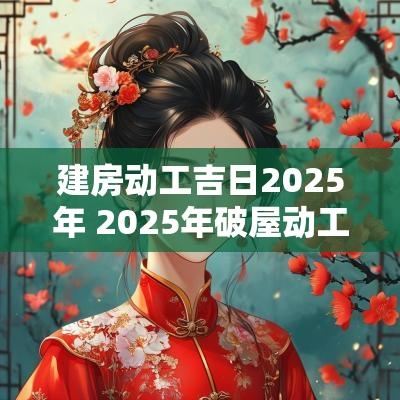 建房动工吉日2025年 2025年破屋动工吉日