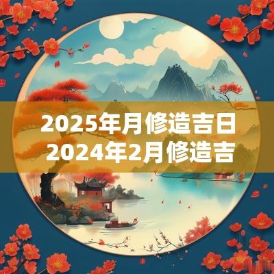 2025年月修造吉日 2025年2月修造吉日一览表
