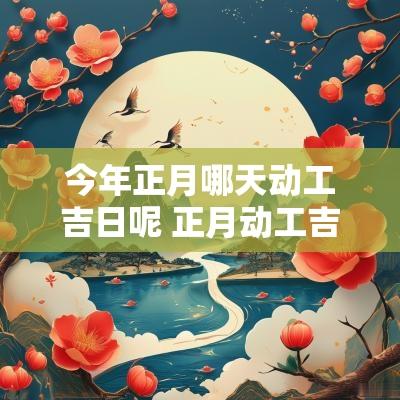 今年正月哪天动工吉日呢 正月动工吉日查询