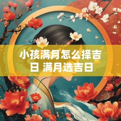 小孩满月怎么择吉日 满月选吉日
