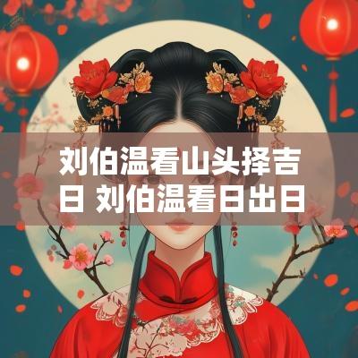 刘伯温看山头择吉日 刘伯温看日出日落