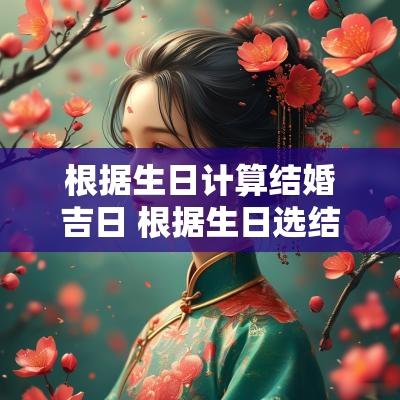 根据生日计算结婚吉日 根据生日选结婚吉日好吗