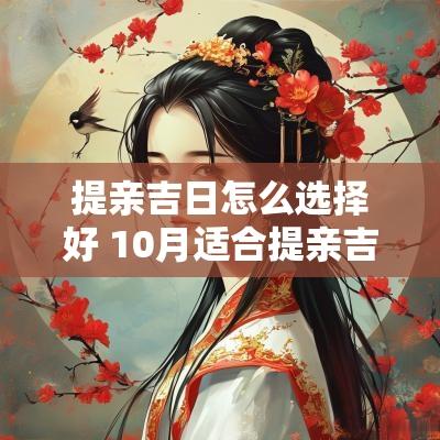 提亲吉日怎么选择好 10月适合提亲吉日