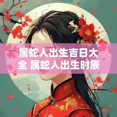 属蛇人出生吉日大全 属蛇人出生时辰与运气