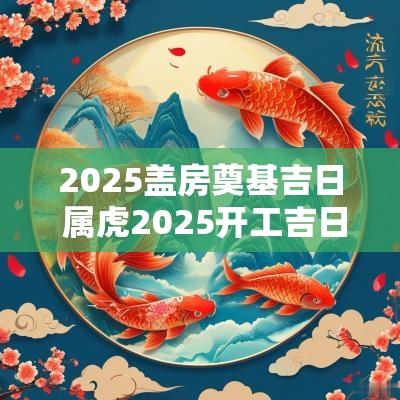 2025盖房奠基吉日 属虎2025开工吉日
