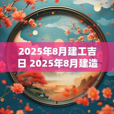 2025年8月建工吉日 2025年8月建造吉日