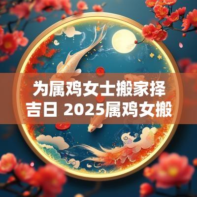 为属鸡女士搬家择吉日 2025属鸡女搬家吉日