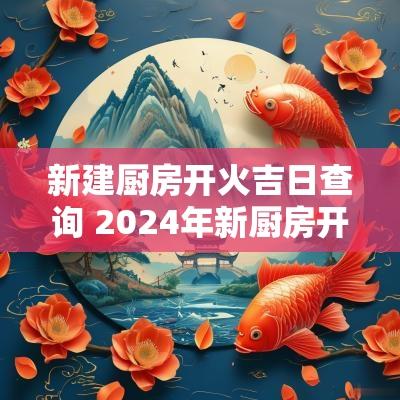 新建厨房开火吉日查询 2025年新厨房开火吉日