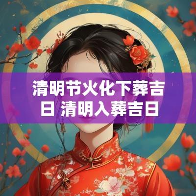 清明节火化下葬吉日 清明入葬吉日