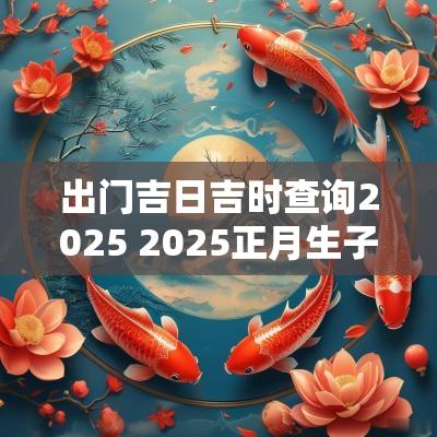 出门吉日吉时查询2025 2025正月生子吉日吉时