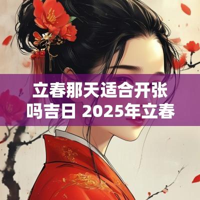 立春那天适合开张吗吉日 2025年立春后吉日