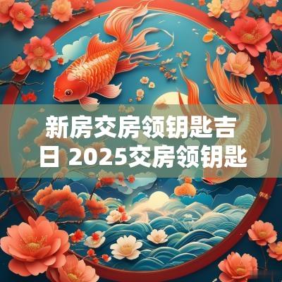 新房交房领钥匙吉日 2025交房领钥匙吉日