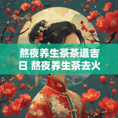 熬夜养生茶茶道吉日 熬夜养生茶去火茶