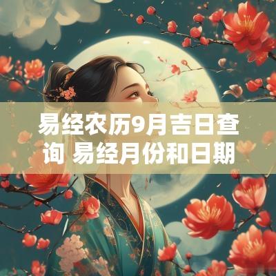易经农历9月吉日查询 易经月份和日期对照表