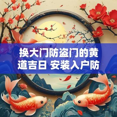换大门防盗门的黄道吉日 安装入户防盗门的黄道吉日