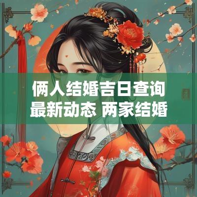俩人结婚吉日查询最新动态 两家结婚确定日子的流程
