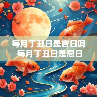 每月丁丑日是吉日吗 每月丁丑日是忌日吗