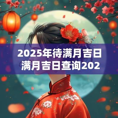 2025年待满月吉日 满月吉日查询2025年