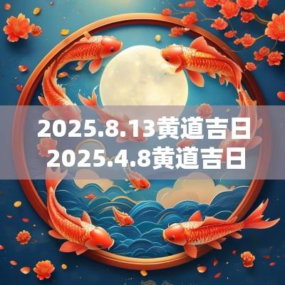 2025.8.13黄道吉日 2025.4.8黄道吉日