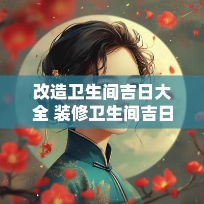 改造卫生间吉日大全 装修卫生间吉日2025