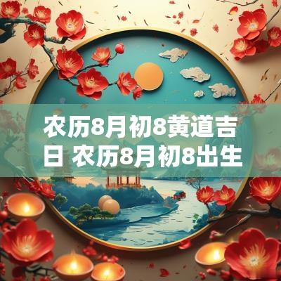 农历8月初8黄道吉日 农历8月初8出生好不好