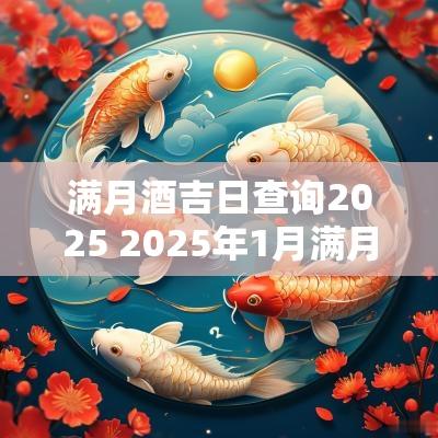 满月酒吉日查询2025 2025年1月满月酒吉日查询