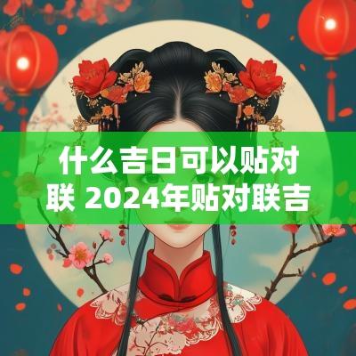 什么吉日可以贴对联 2025年贴对联吉日
