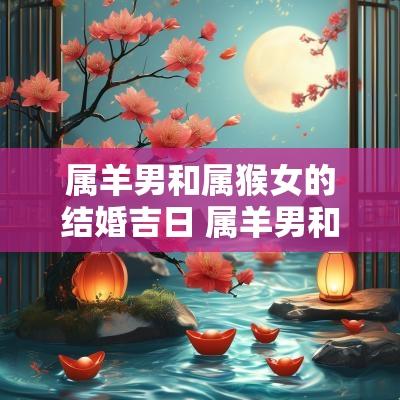 属羊男和属猴女的结婚吉日 属羊男和属羊女最佳婚配