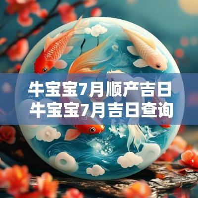 牛宝宝7月顺产吉日 牛宝宝7月吉日查询