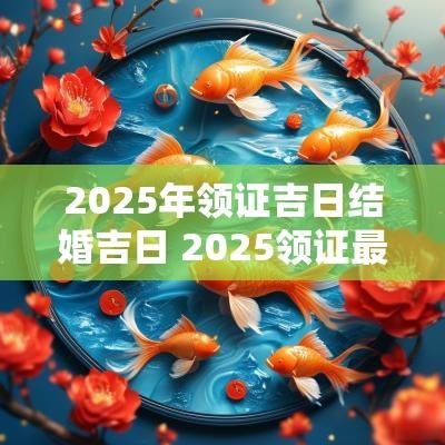 2025年领证吉日结婚吉日 2025领证最佳吉日