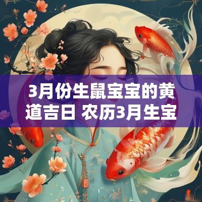 3月份生鼠宝宝的黄道吉日 农历3月生宝宝黄道吉日