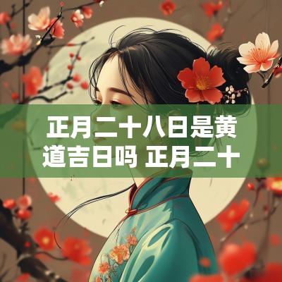 正月二十八日是黄道吉日吗 正月二十八日黄道吉日一览表