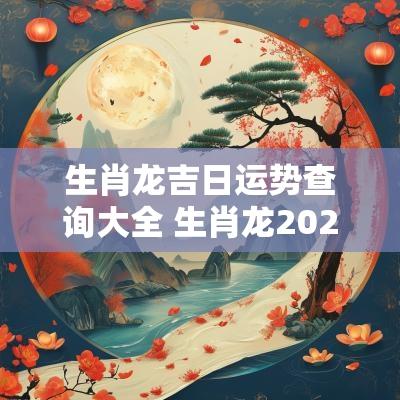 生肖龙吉日运势查询大全 生肖龙2025搬家吉日