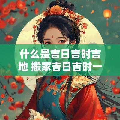 什么是吉日吉时吉地 搬家吉日吉时一览表