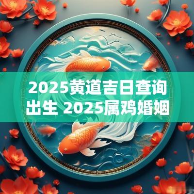 2025黄道吉日查询出生 2025属鸡婚姻黄道吉日