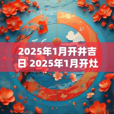 2025年1月开井吉日 2025年1月开灶吉日