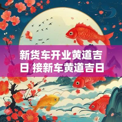 新货车开业黄道吉日 接新车黄道吉日一览表