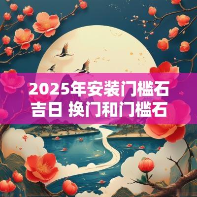 2025年安装门槛石吉日 换门和门槛石都要选吉日吗