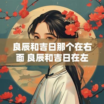 良辰和吉日那个在右面 良辰和吉日在左边还是右边