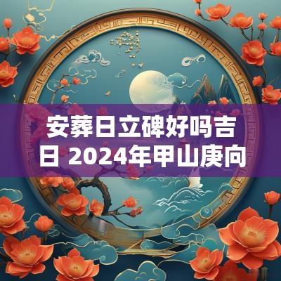 安葬日立碑好吗吉日 2025年甲山庚向立碑安葬吉日