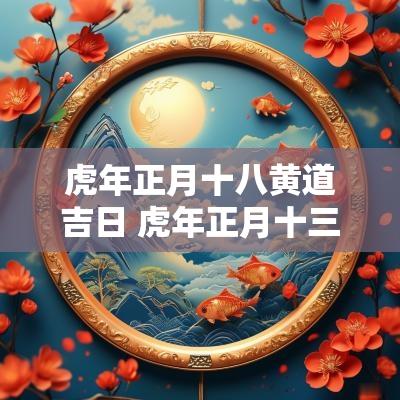 蛇年正月十八黄道吉日 蛇年正月十三黄道吉日