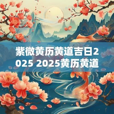 紫微黄历黄道吉日2025 2025黄历黄道吉日搬家