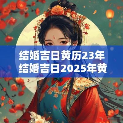 结婚吉日黄历23年 结婚吉日2025年黄历 结婚吉日黄历23年 结婚吉日2025年黄历