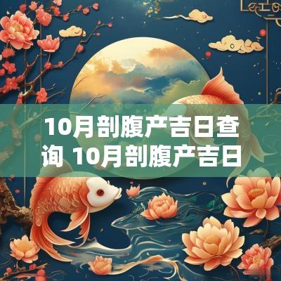 10月剖腹产吉日查询 10月剖腹产吉日查询2025年