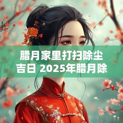 腊月家里打扫除尘吉日 2025年腊月除尘吉日